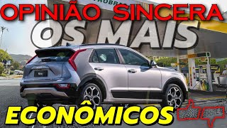 Carros mais ECONÔMICOS de 2024  Melhores Zero KM para GASTAR MENOS gasolina e ECONOMIZAR dinheiro [upl. by Adolphus865]