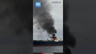 Greek Tanker Crew Rescued After Red Sea Attack  Dawn News English [upl. by Yttiy]