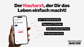 Hautarzt per App – Das ist dermanostic [upl. by Sublett]