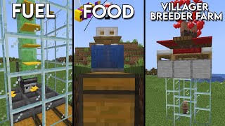 3 MUST HAVE Starter Farms For 121 Minecraft Shulkercraft Voltrox [upl. by Sparrow699]