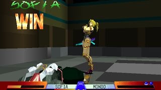 Battle Arena Toshinden 3 ePSXe Survival With Sofia 2 Wins [upl. by Einreb273]