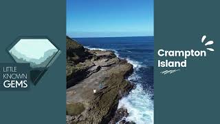 Quiet Island With Rock Pools amp Snorkel Only Accessed At Low Tide  Crampton Island  New South Wales [upl. by Arraek]