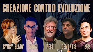 CREAZIONE CONTRO EVOLUZIONE O INTERVENTISMO con SYUSY BLADY NUNZI PESCI e DEMONTIS [upl. by Anileda]