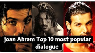 John Abraham TOP 10 Dialogues [upl. by Eceirehs]