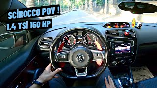 GARAJDA YATAN SCİROCCOYU CANLANDIRDIM  VW SCİROCCO 14 TSİ 150 HP POV SÜRÜŞ  VLOG [upl. by Okiam]