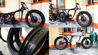 CAFE RACER BUILD LOW BUDGET [upl. by Amadis]