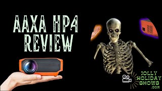 100 Projection Mapping AAXA HP4 Review [upl. by Duer]