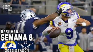 Los Angeles Rams vs Dallas Cowboys  Semana 8 NFL 2023  NFL Highlights Resumen en español [upl. by Yrevi]