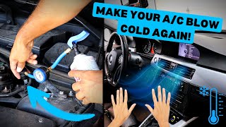 BMW AC Not Blowing Cold Air Anymore TRY THIS [upl. by Nnawaj]