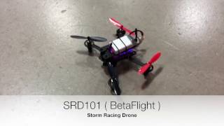 Storm SRD101 racing drone  Betaflight  HeliPalcom [upl. by Atinihs689]