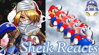 Sheik reacts to Mario Reacts To Nintendo Memes 14 ft SMG4 [upl. by Featherstone526]