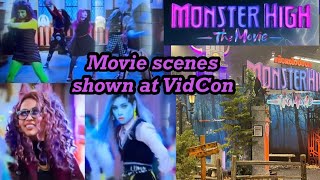 Monster High Movie scenes shown at 2022 VidCon booth Walkthrough [upl. by Hedelman]