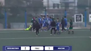 In una rissa un arbitro donna ne fa le spese [upl. by Llemej]