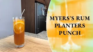 How to Make Myerss Rum Planters Punch  Rum Cocktail  Cocktail at Home [upl. by Richter]