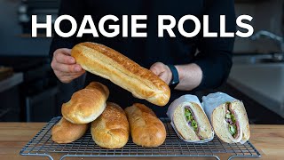 How to Make Proper Hoagie Rolls at home [upl. by Oab739]