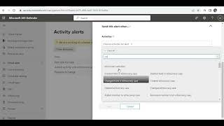 How to create activity alert policy in office 365 and Microsoft 365 or m365 [upl. by Michele]