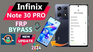 Infinix Note 30 Pro Frp Bypass Without Pc✅ Infinix Note 30 Pro Google Lock Bypass X678B Frp Unlock [upl. by Koa]