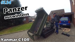 Werkstatt  Panzer auswintern und für den Wald vorbereiten  Yanmar C10R  Mr Moto [upl. by Alrad949]