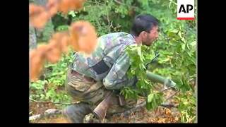 KOSOVO KLA SOLDIERS HOLD POSITIONS IN PROVINCE [upl. by Wilfreda]