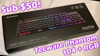 Tecware Phantom 104 UnboxingFirst ImpressionsTyping Tests [upl. by Anjanette216]