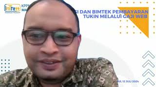 Sosialisasi dan Bimtek Pembayaran Tukin Melalui Aplikasi Gaji Web pada Satuan Kerja KL [upl. by Eeneg]