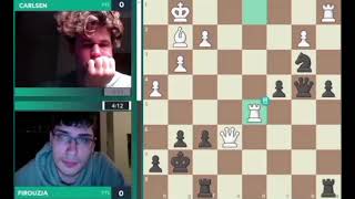 Carlsen vs Firouzia  07022024  GM Chess com [upl. by Tobey]