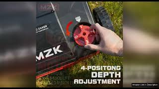 MZK 2in1 Electric Dethatcher and Scarifier wRemoveable 8Gallon Collection Bag Review [upl. by Lapo]