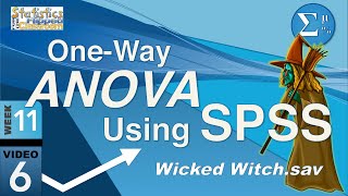 How to do a OneWay ANOVA in SPSS 126 [upl. by Hatch663]