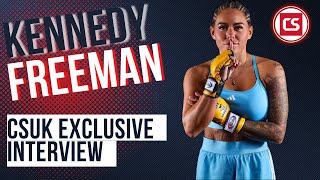 Cage Warriors 181 Title Challenger Kennedy Freeman Discusses Her Historic Upcoming Title Fight [upl. by Aneem]