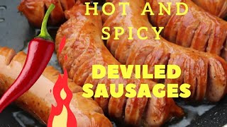 Sausage deviled Recipe 🔥 Hot and Spicy 🔥 Easy recipes🔥🔥🔥 [upl. by Anaitit]