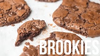 RECEPT Brookies brownie cookies  OhMyFoodness [upl. by Darce438]