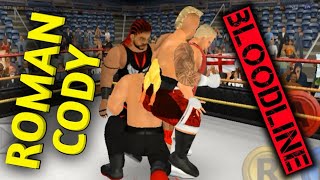 Roman Reigns and Cody Rhodes Vs Solo Sikoa and Jacob Fatu In Wrestling Empire Game [upl. by Aihsena756]