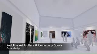 Redcliffe Gallery and Community Space Fly Through [upl. by Aihsit]