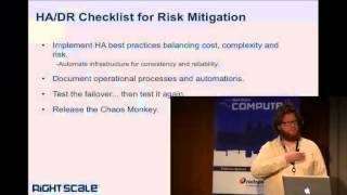 High Availability and Fault Tolerance  AWS  RightScale  RightScale Compute 2013 [upl. by Petuu]