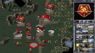 Red Alert Soviet twelfth Mission Game Play Capture the Tech Centers [upl. by Sitof]