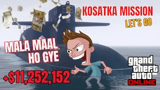 Mala Maal Ho gye  cayo perico heist Kosatka Mission  Karir Gaming [upl. by Gefen]