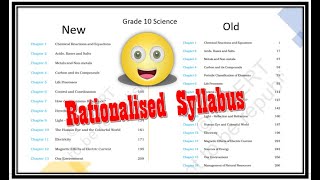 Rationalised syllabus of class 10 CBSE 202324  Science  Latest NCERT Textbooks  Mahesh Jain [upl. by Ettennan857]