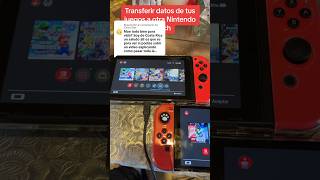 Transferir datos de tus juegos a otra Nintendo Switch Pt 1 nintendoswitch nintendoswitcholed [upl. by Maurine]