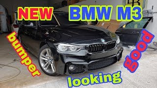 New BMW M3 bumper upgrade [upl. by Drwde]