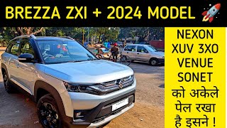 2024 Maruti Suzuki Vitara Brezza ZXI plus DAD of Compact SUV🚀 [upl. by Netfa]