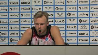 PostGame Surne Bilbao BasketNeptunas Klaipeda Harald Frey [upl. by Kloster]