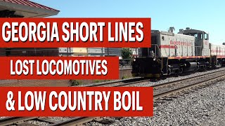 Georgia Short Lines Lost Locomotives and Low Country Boil [upl. by Atteuqal]