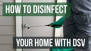 How To Disinfect Your Home With DSV Kill Viral Pathogens [upl. by Nillad]