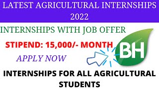 Highest Paid Agriculture Internships  Agri Internships for College Students somethinguseful1086 [upl. by Lizzie783]