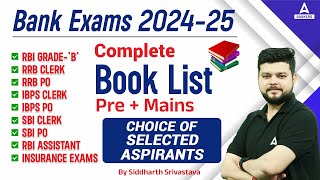 Best Books for Bank Exam 202425  Banking Exam Preparation 2024  By Siddharth Srivastava [upl. by Derfnam]