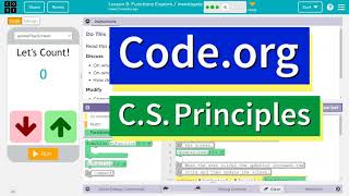 Codeorg Lesson 95 Functions ExploreInvestigate  Tutorial and Answer  Unit 4 CSP [upl. by Enyala12]