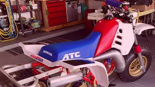 Honda ATC 250R 1986 Complete Restoration [upl. by Wynne]