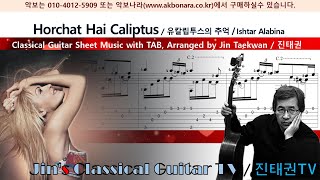 Horchat Hai Caliptus 유칼립투스의 추억   Ishtar Alabina  클래식기타 악보 TAB  Arr by Jin Taekwan  진태권 편곡 [upl. by Otis]