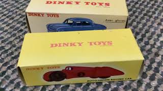 Vintage dinky cars unboxing [upl. by Enicul952]