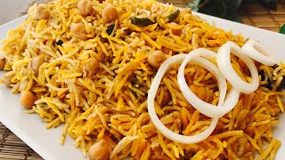 Basmati Reis mit Kichererbsen  chana pulao  4k basmati reis kochen [upl. by Ailhat]